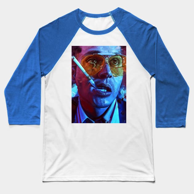 Fear and Loathing in Las Vegas Baseball T-Shirt by dmitryb1